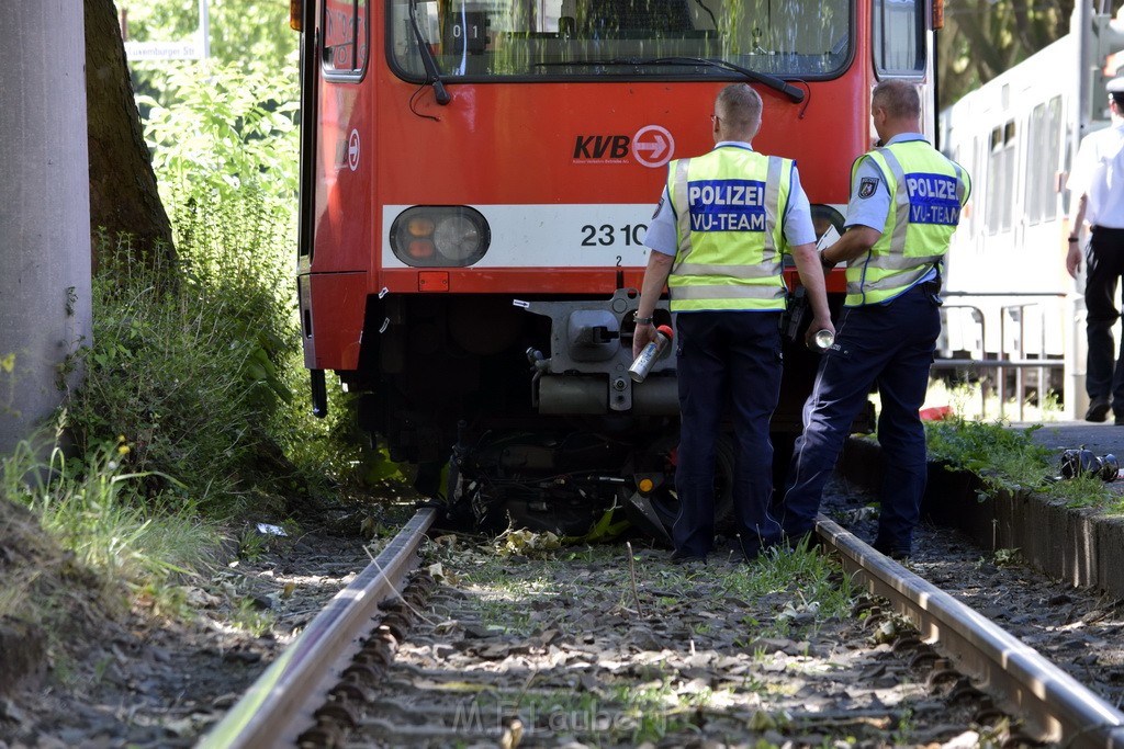 VU Roller KVB Bahn Koeln Luxemburgerstr Neuenhoefer Allee P051.JPG - Miklos Laubert